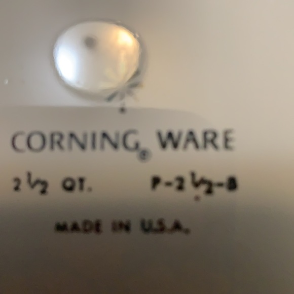 Corningware cornflower blue 2.5 Qt bakeware - Picture 3 of 5